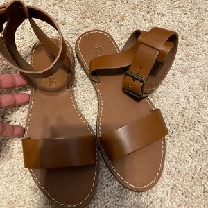 Brown Leather Sandals